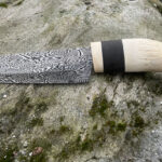 Ebony and ivory - Knife #1702